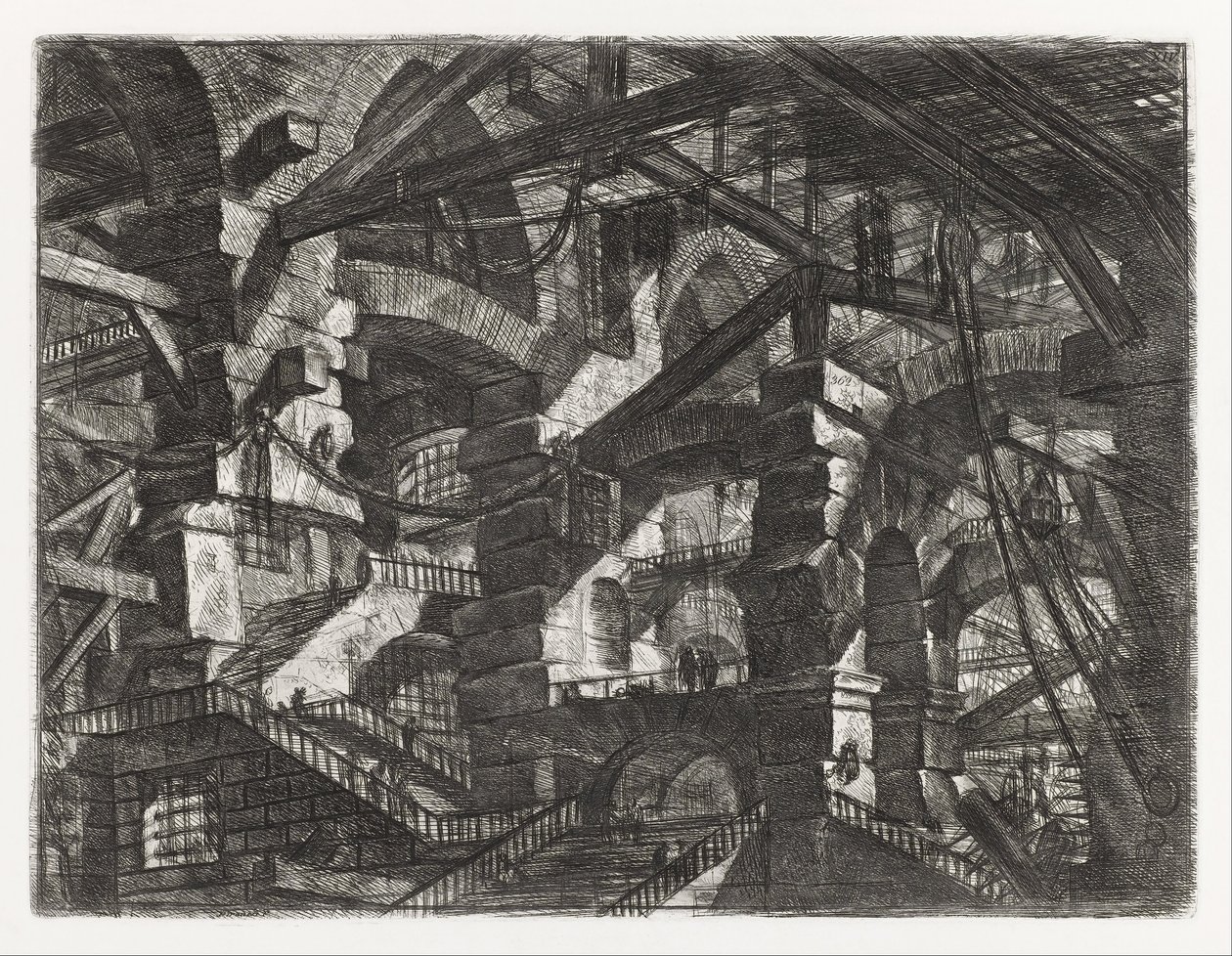 Carceri Serie, Platte XIV von Giovanni Battista Piranesi