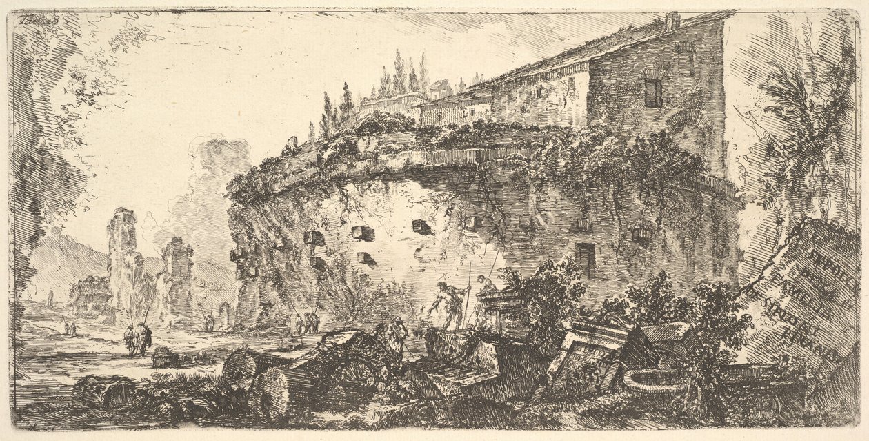 Tafel 18: Das Grab der Scipios Sepolcro della famiglia de Scipioni, ca. 1748 von Giovanni Battista Piranesi