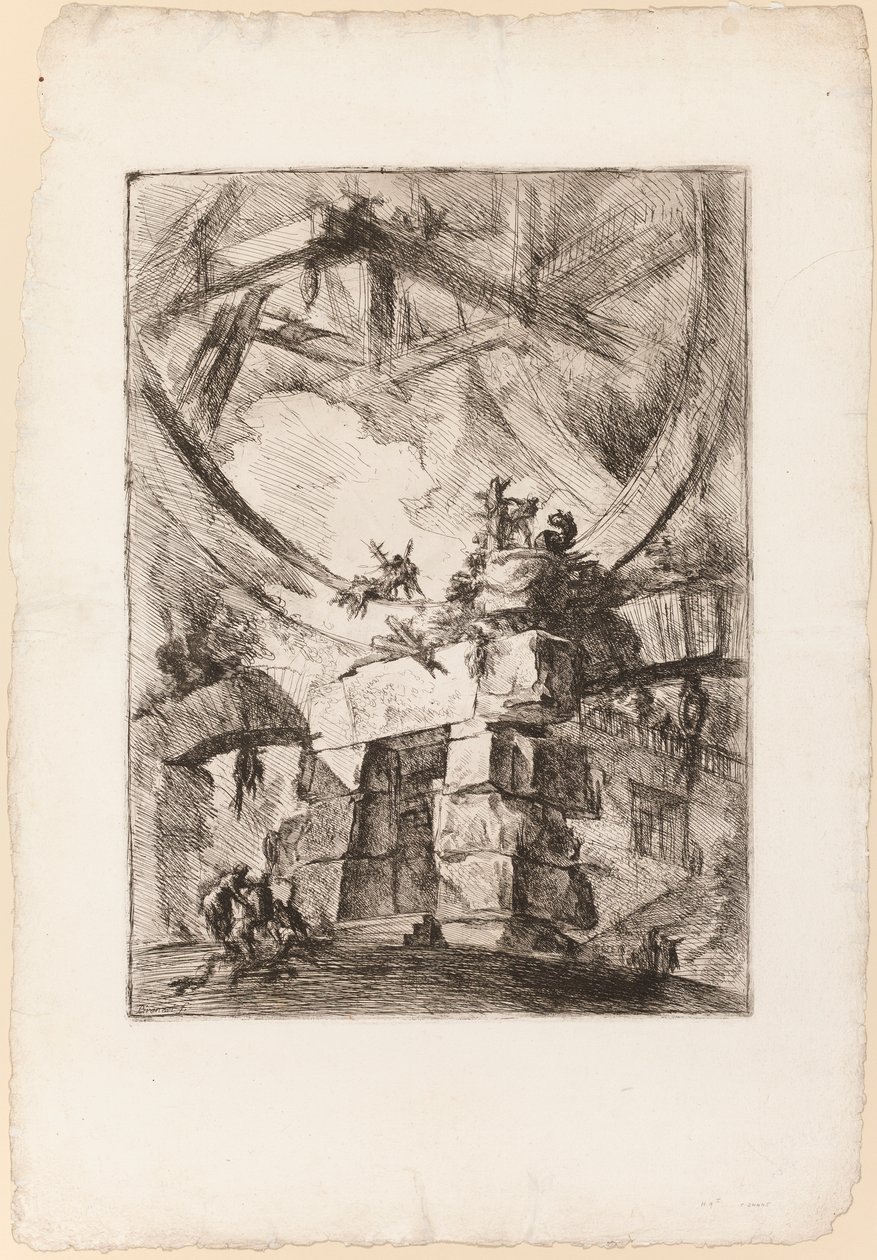 Die Carceri, Platte 9 von Giovanni Battista Piranesi