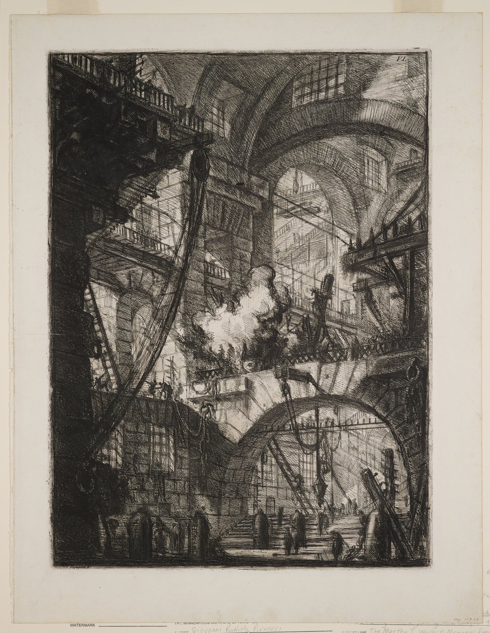 Das rauchende Feuer von Giovanni Battista Piranesi