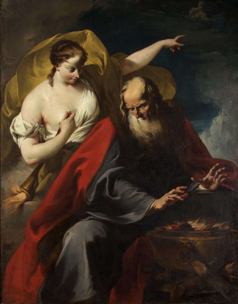 Allegorie von Winter und Sommer, um 1720 von Giovanni Battista Pittoni
