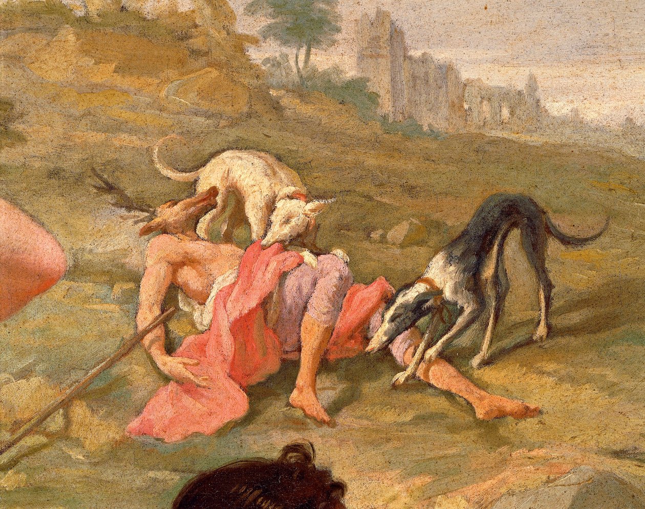 Diana und Actaeon von Giovanni Battista Pittoni