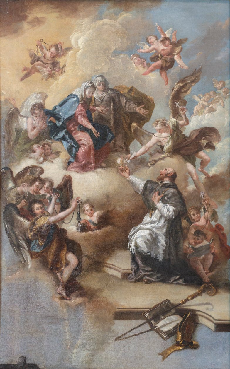 Die Gründung des Ordens der Schwestern der Heimsuchung von Giovanni Battista Pittoni