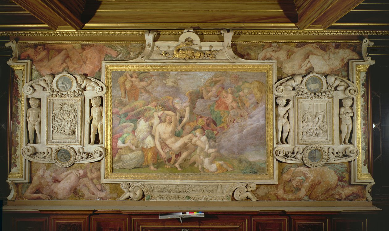 Der Tod des Adonis (Detail) von Giovanni Battista Rosso Fiorentino