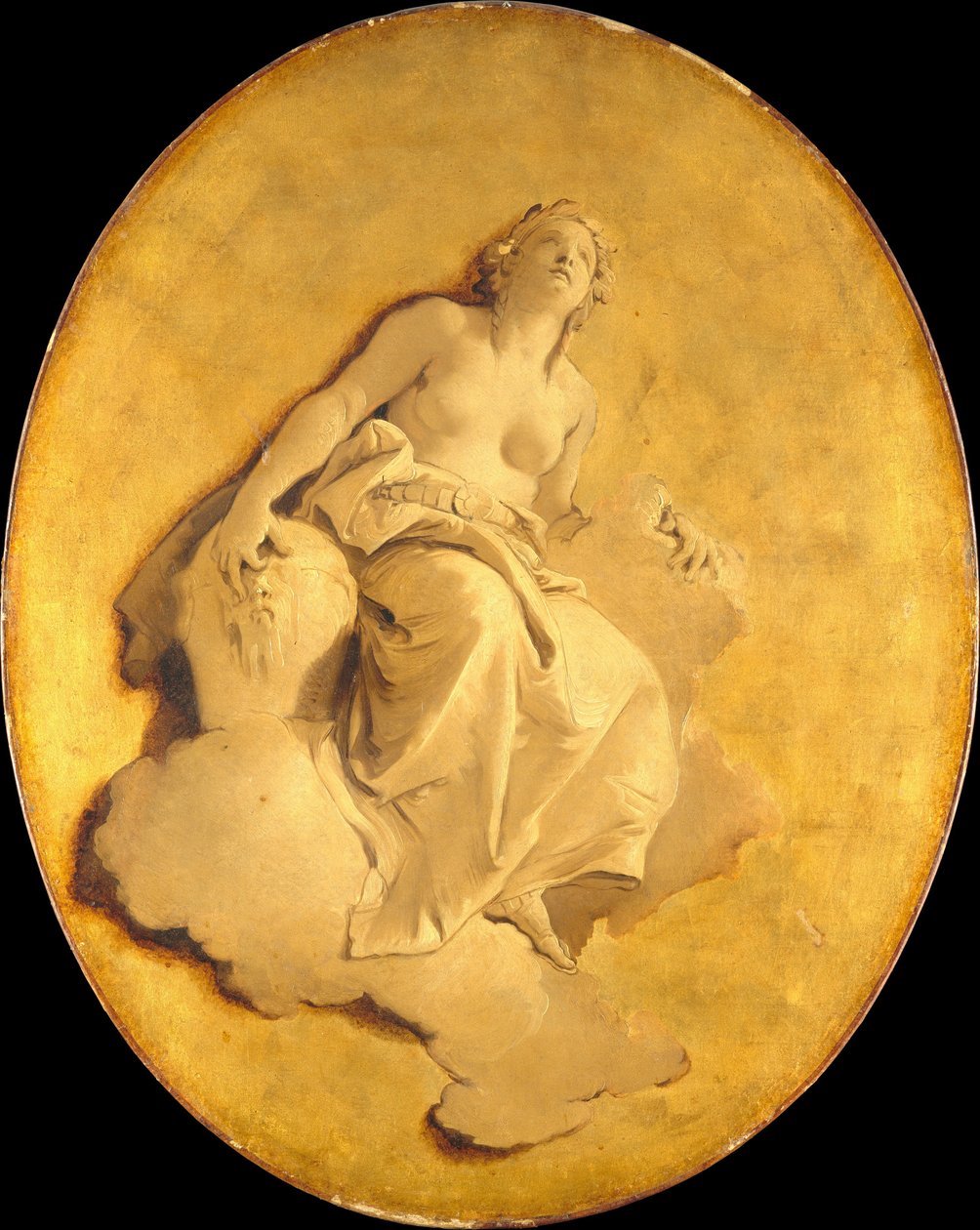 Eine weibliche allegorische Figur von Giovanni Battista Tiepolo