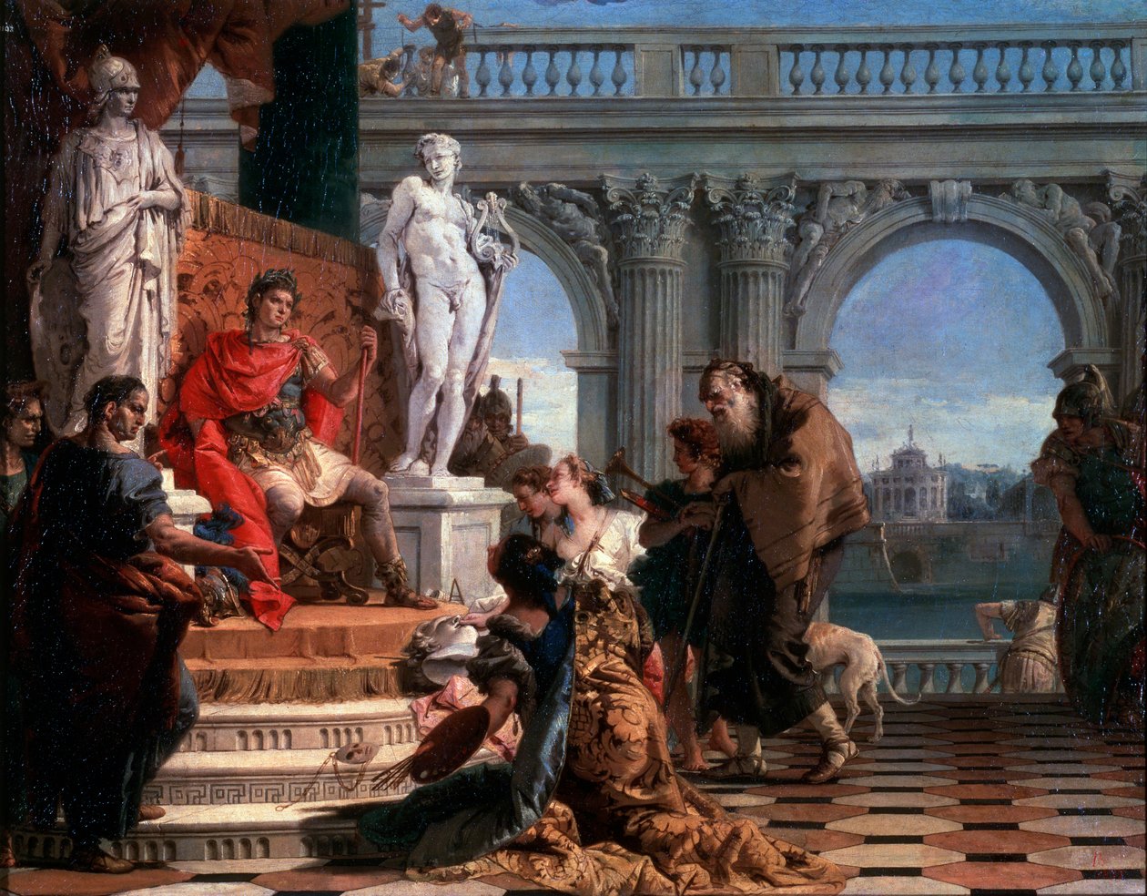 Maecenas präsentiert die Künste Augustus, 1743 von Giovanni Battista Tiepolo