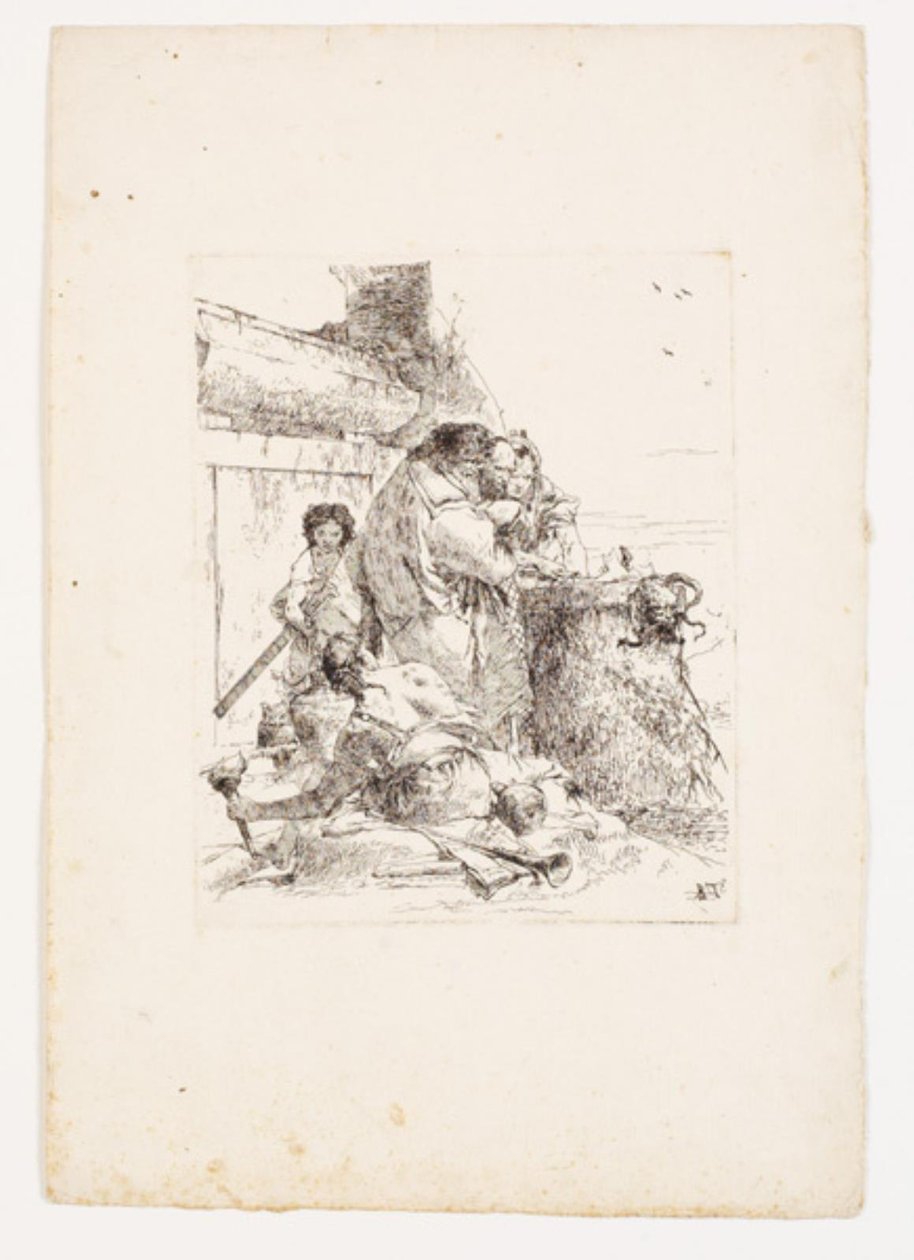 Das Schlangenopfer von Giovanni Battista Tiepolo