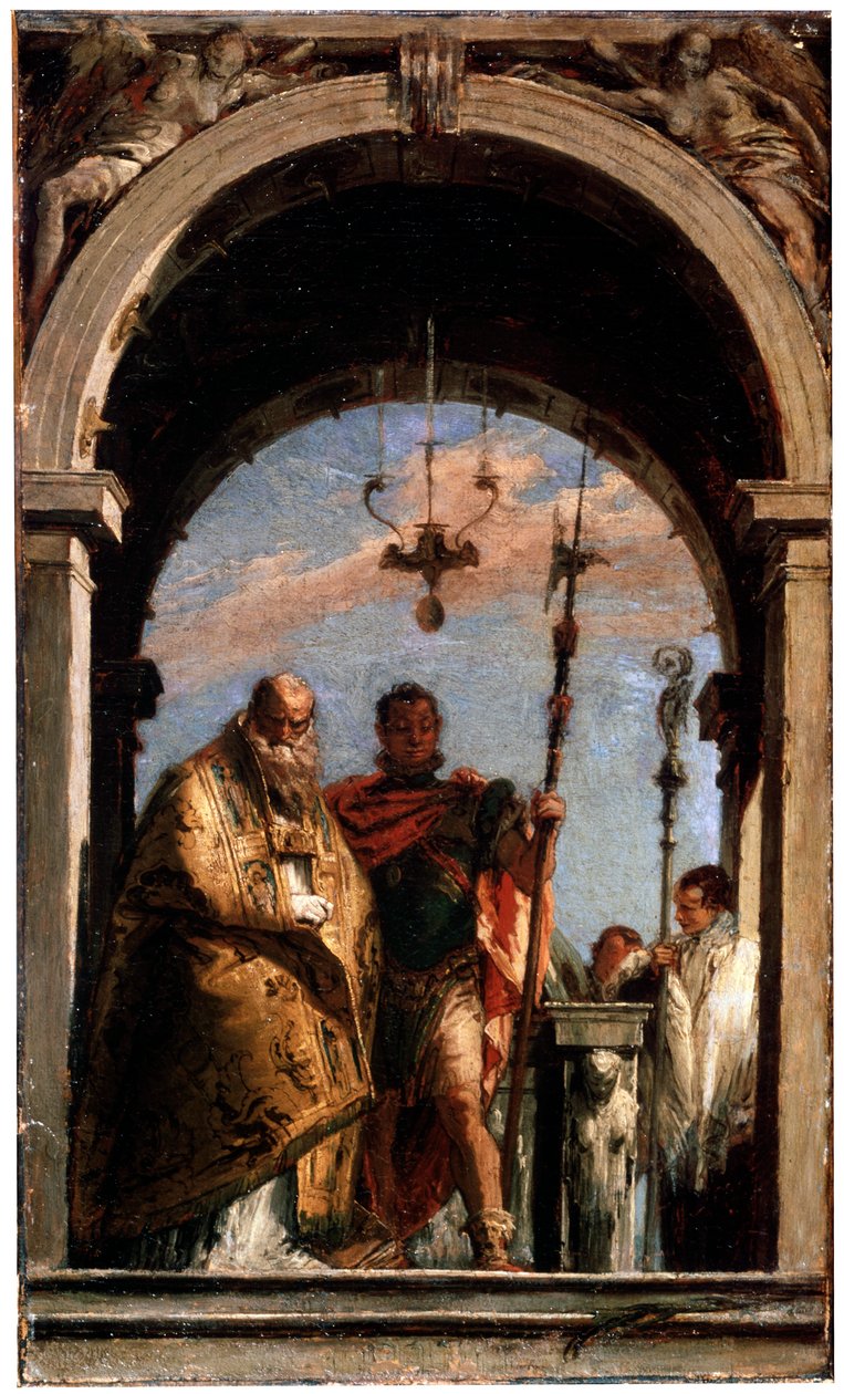 Zwei Heilige von Giovanni Battista Tiepolo