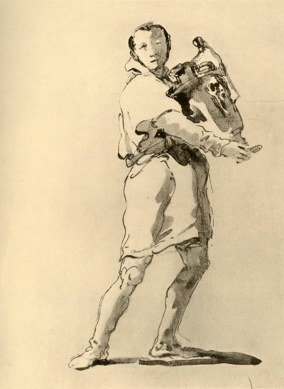 Jugend mit Amphora von Giovanni Battista Tiepolo