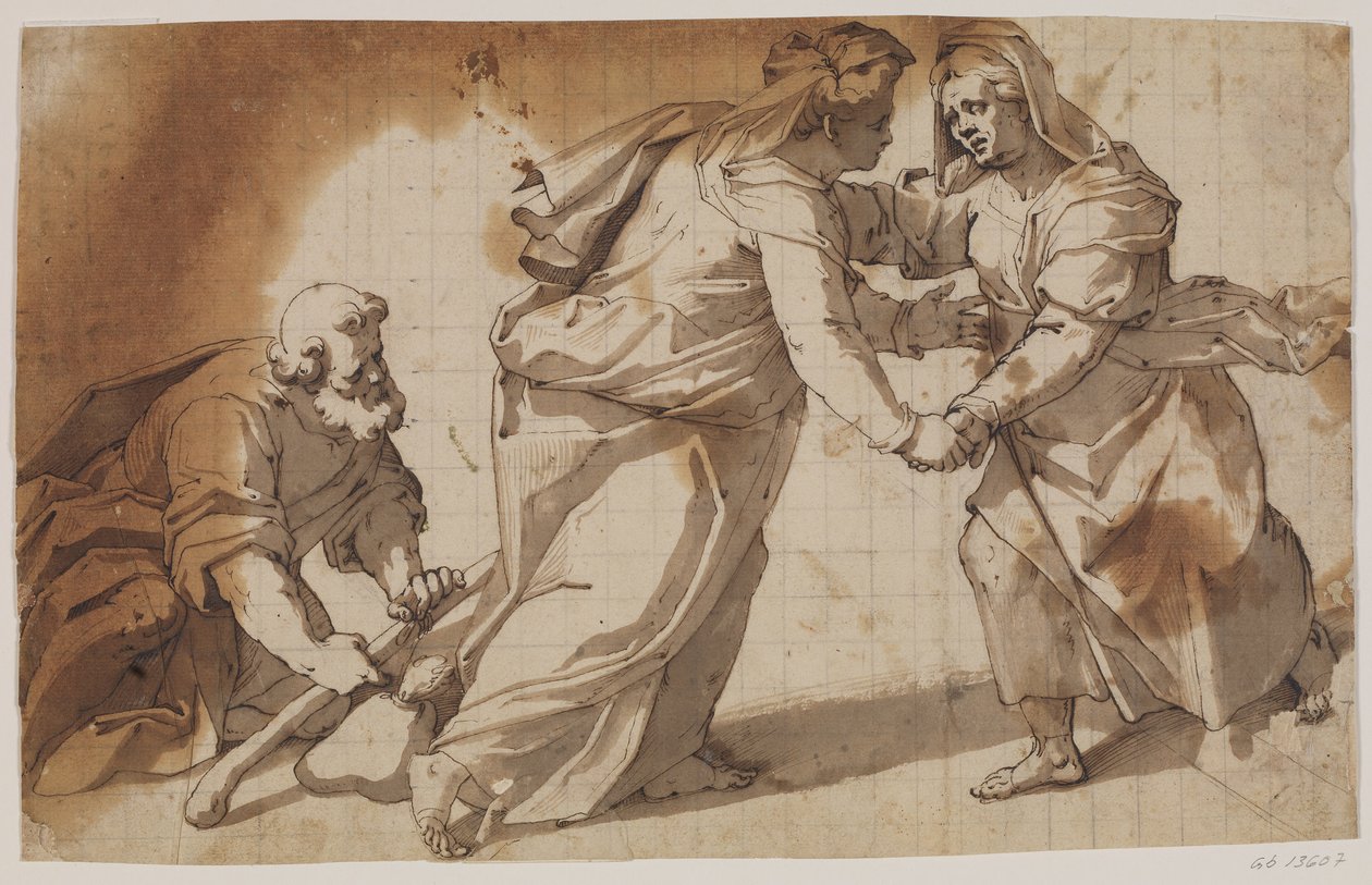 Die Heimsuchung von Giovanni Battista Trotti: Kunstdruck