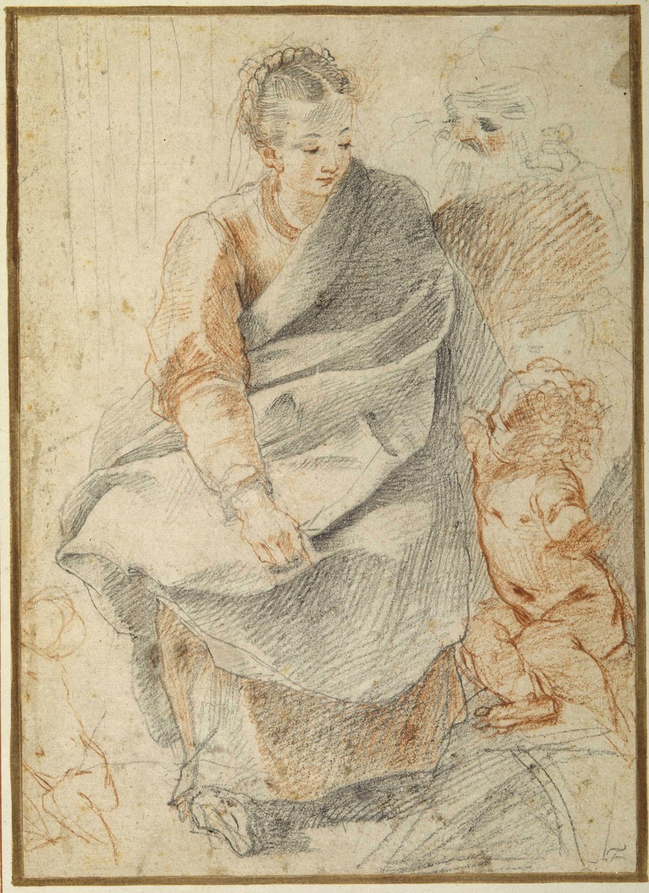 Die Heilige Familie von Giovanni Battista Vanni