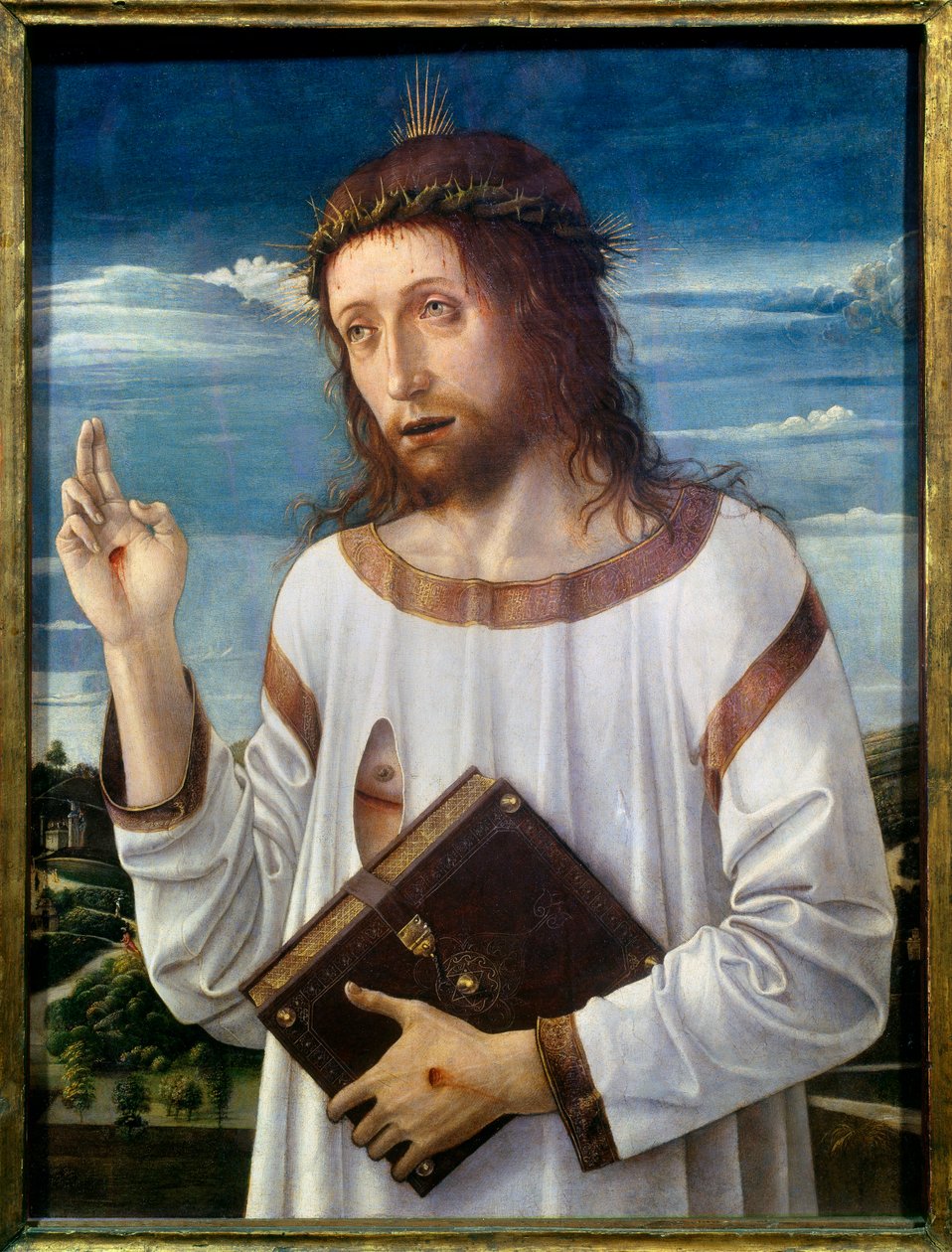 Christus segnet von Giovanni Bellini
