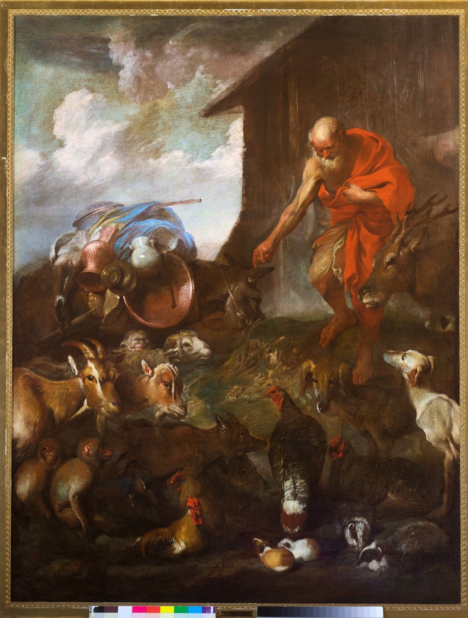Der Einzug der Tiere in die Arche, ca. 1655 von Giovanni Benedetto (1609 64) Castiglione