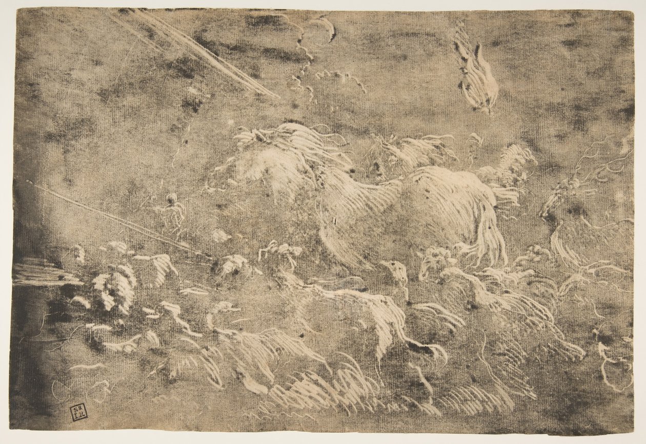 Noah und die Tiere betreten die Arche, 1650-55 von Giovanni Benedetto Castiglione