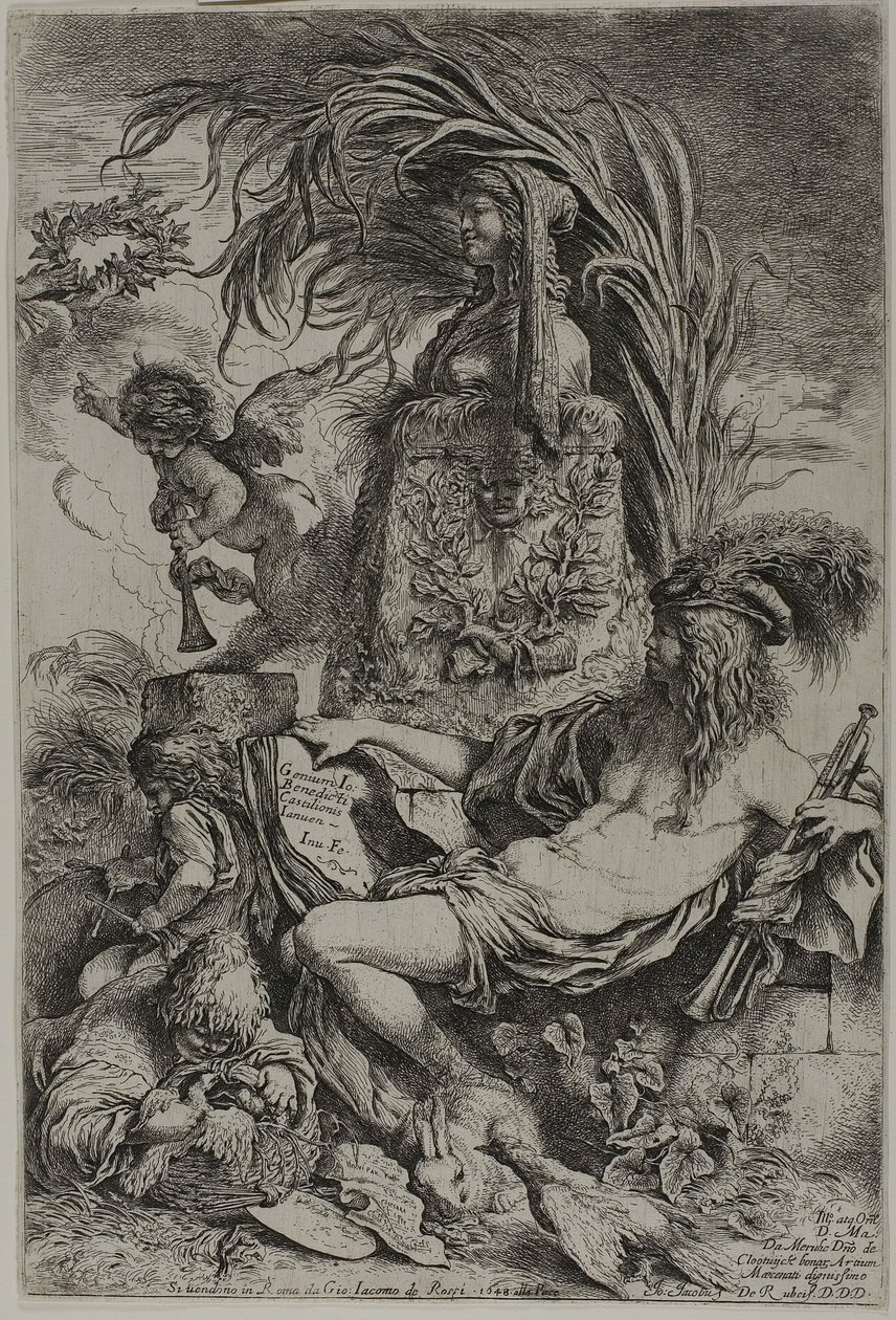 Der Genius von Castiglione von Giovanni Benedetto Castiglione