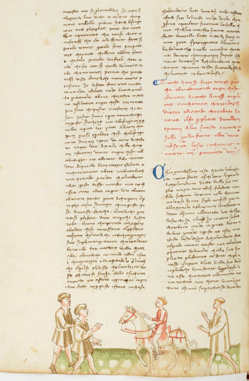 Dekameron, Cecco Angiolieri als Dieb verdächtigt, Neunter Tag, Novelle 4 von Giovanni Boccaccio