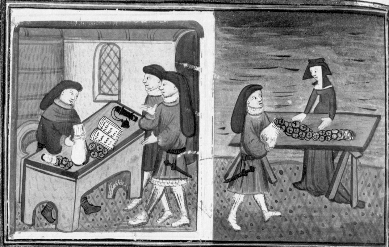 Dekameron, Guasparruolo leiht Gulfardo Geld; Gulfardo gibt das Geld an Ambrogia. Achter Tag, Novelle 1 von Giovanni Boccaccio