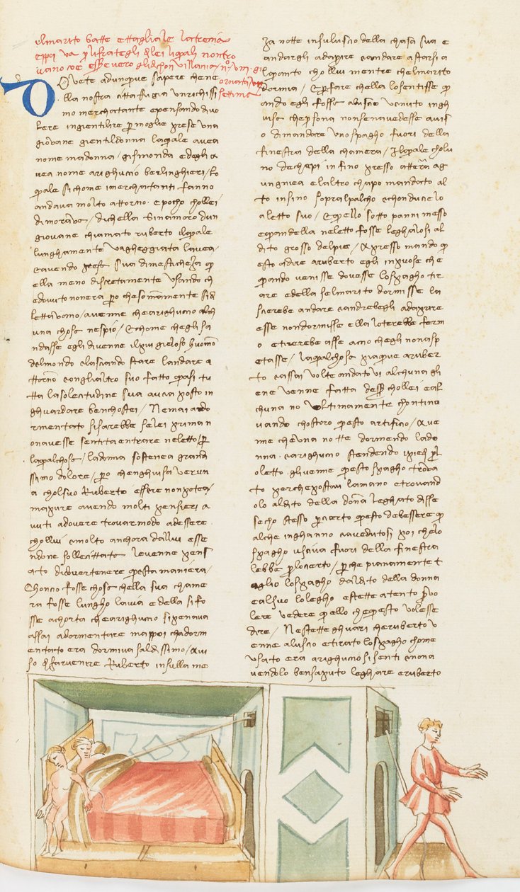 Dekameron, Das Seil - Arriguccio Berlinghieri entdeckt die List seiner Frau, Siebter Tag, Novelle 8 von Giovanni Boccaccio