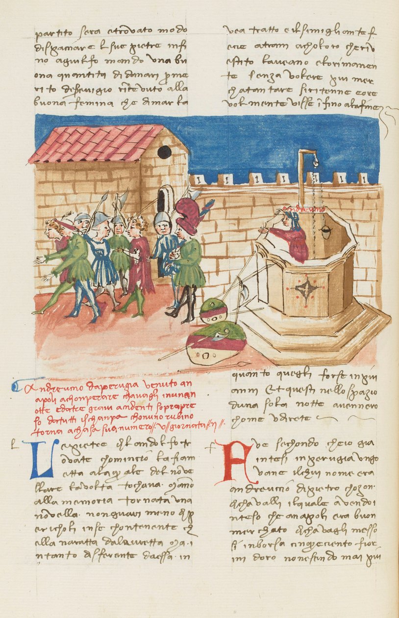 Dekameron, Die Düfte von Neapel - Andreuccio di Pietro steigt aus dem Brunnen, Zweiter Tag, Novelle 5 von Giovanni Boccaccio