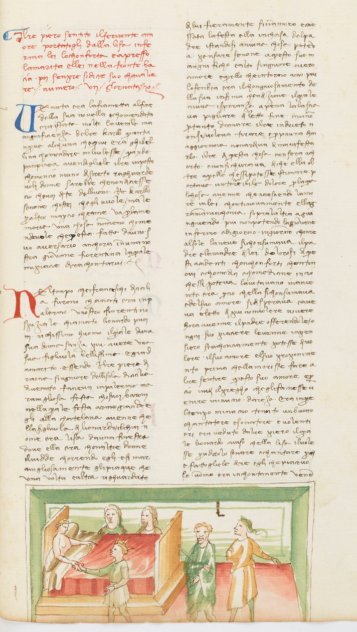 Dekameron, Wovon junge Mädchen träumen - Peter III. von Aragon am Bett von Lisa Puccini, Zehnter Tag, Novelle 7 von Giovanni Boccaccio