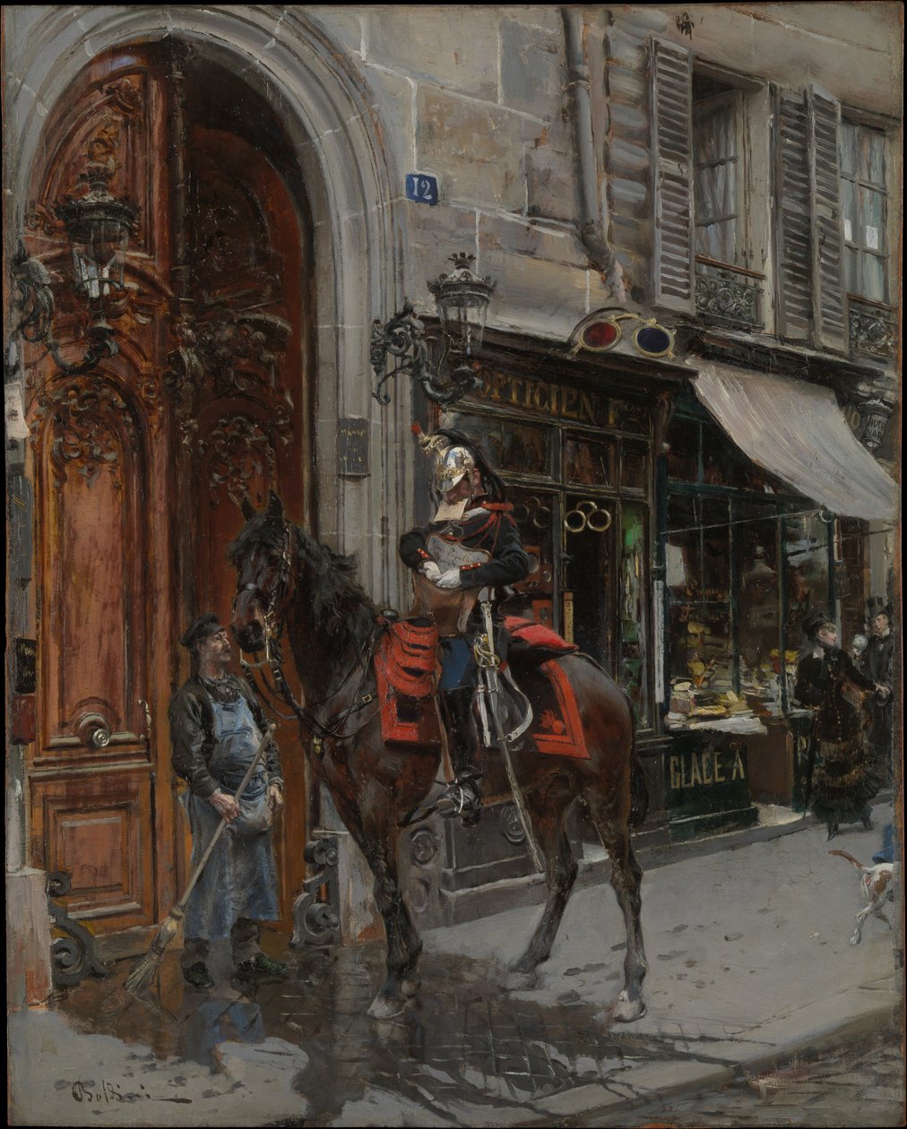 Der Depeschenbote von Giovanni Boldini