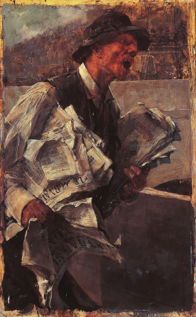 Der Pariser Zeitungsjunge von Giovanni Boldini