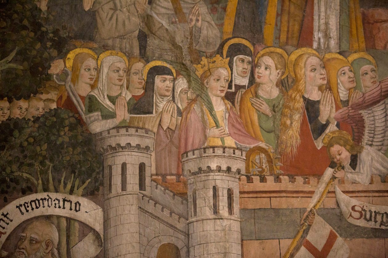 Das Jüngste Gericht, ca. 1492 von Giovanni Canavesio