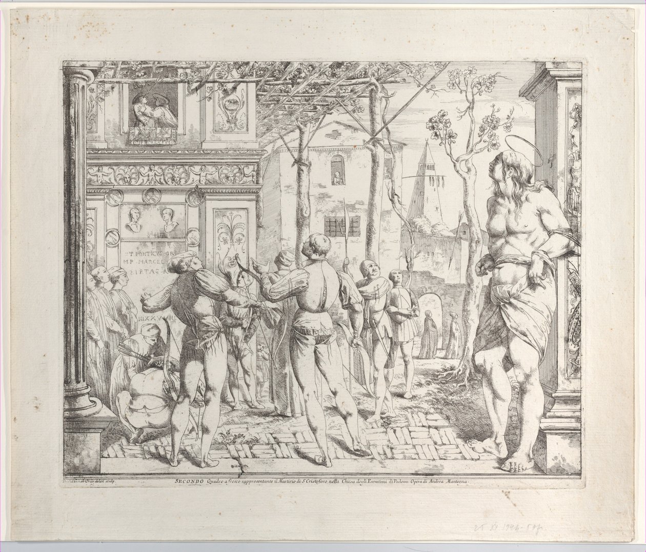 Das Martyrium des Heiligen Christophorus, Secondo Quadro, 1776 von Giovanni David