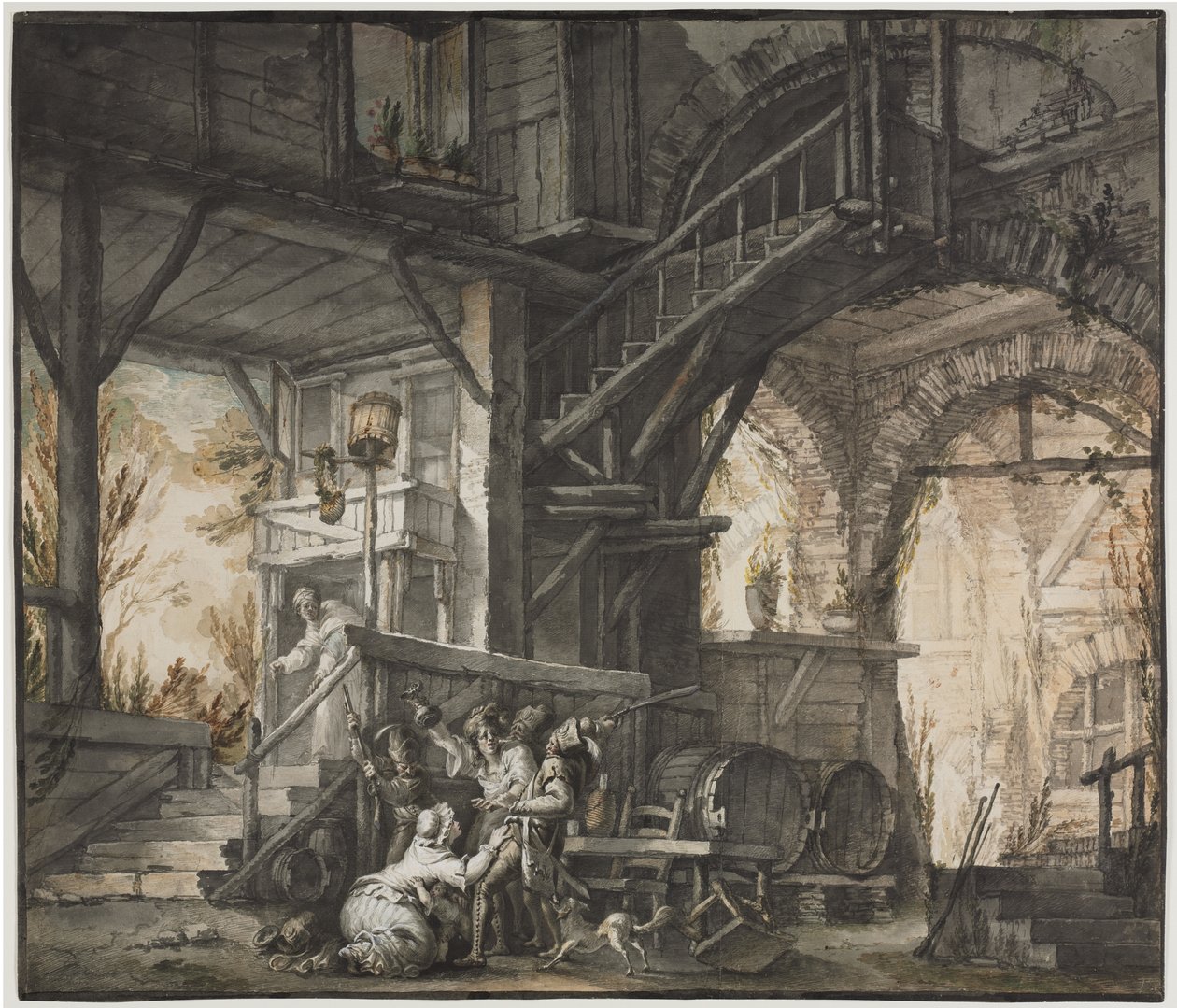 Theaterszene, ca. 1775-1776 von Giovanni David