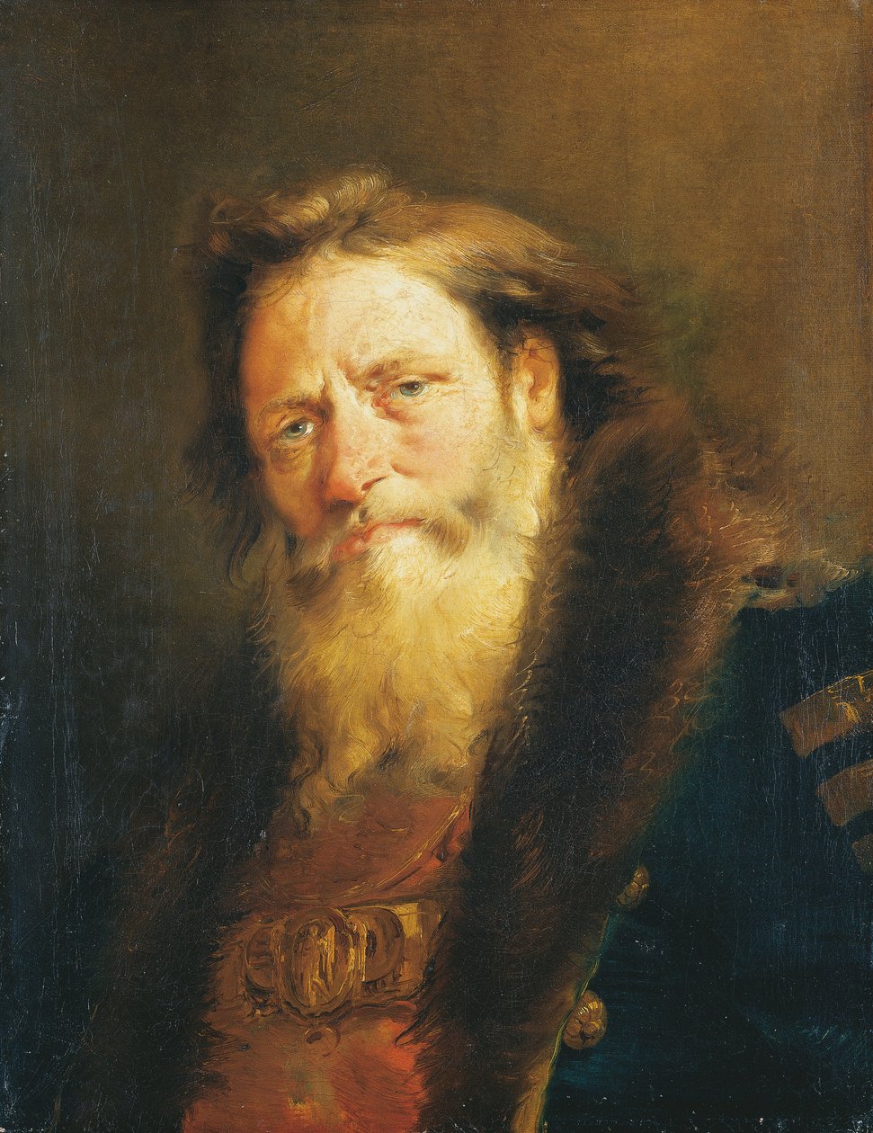 Kopf eines alten Mannes von Giovanni Domenico Tiepolo