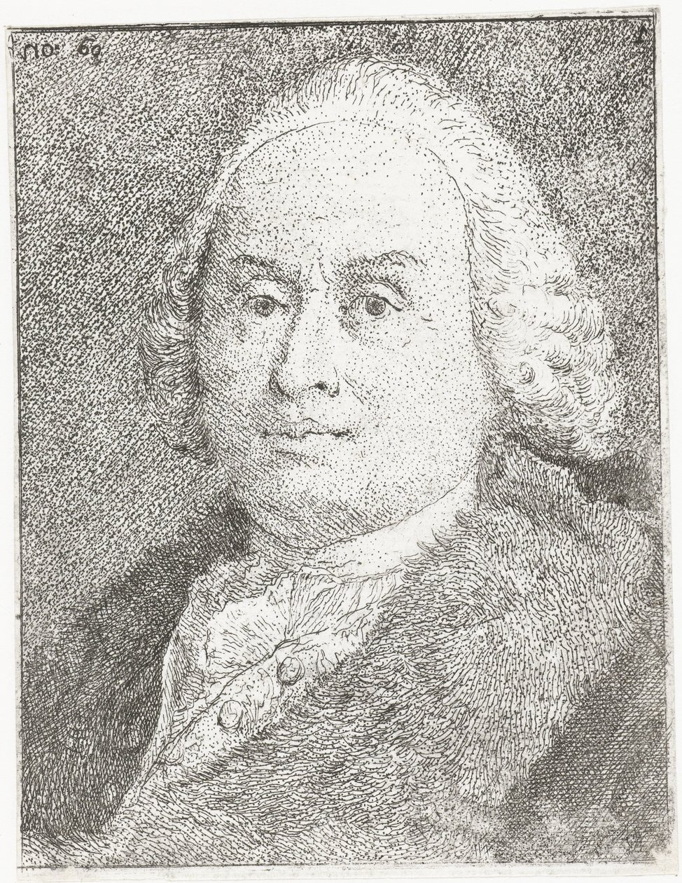 Porträt von Giovanni Battista Tiepolo von Giovanni Domenico Tiepolo