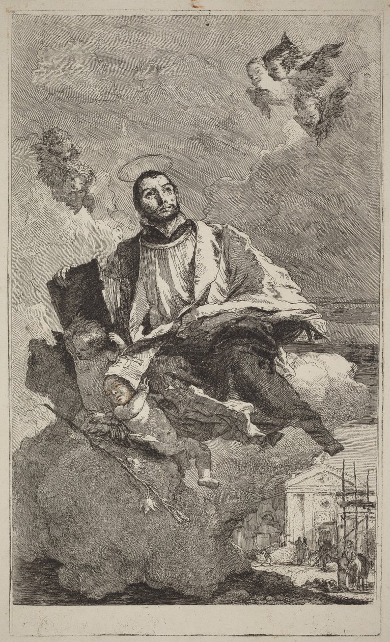 Der heilige Kajetan von Thiene von Giovanni Domenico Tiepolo