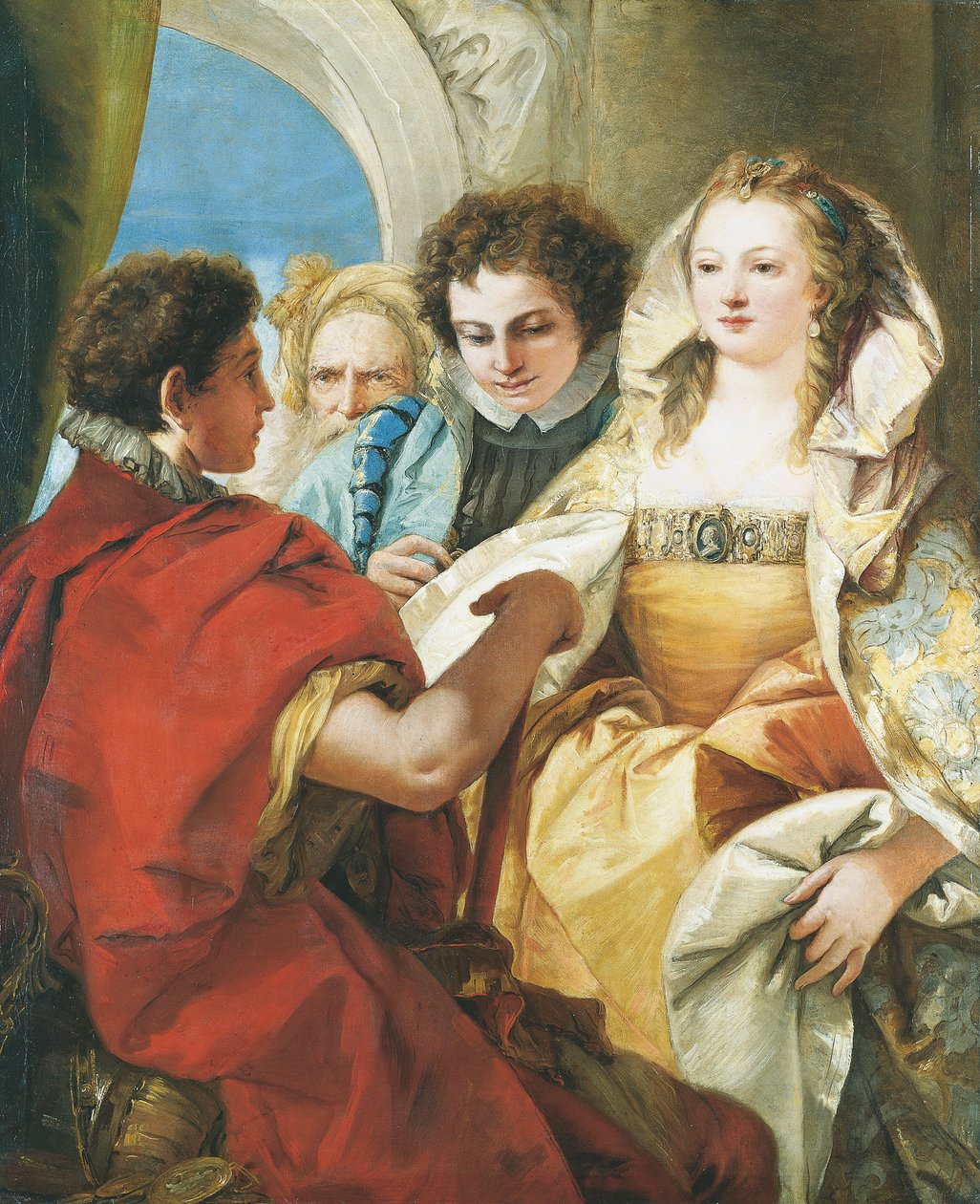 Die Enthaltsamkeit des Scipio von Giovanni Domenico Tiepolo