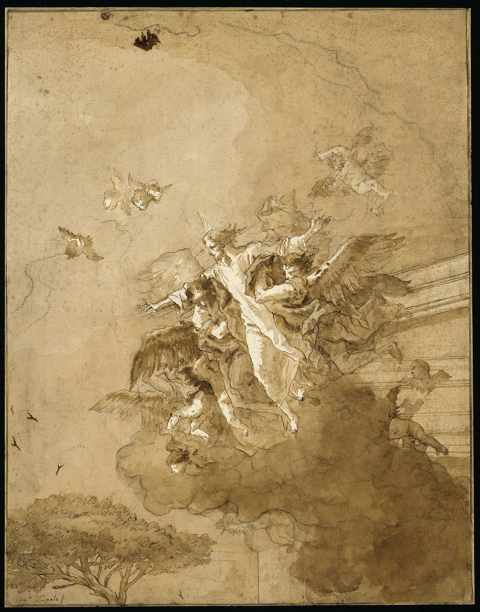 Triumph der Auferstehung Christi von Giovanni Domenico Tiepolo