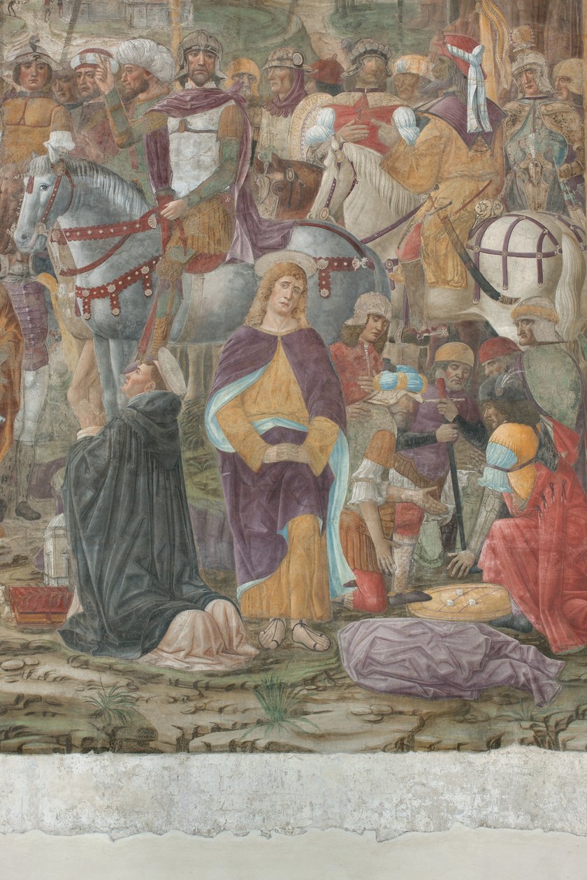 Mailand, Refektorium des Cenacolo Vinciano, Donato Montorfano, Kreuzigung Christi von Giovanni Donato Montorfano