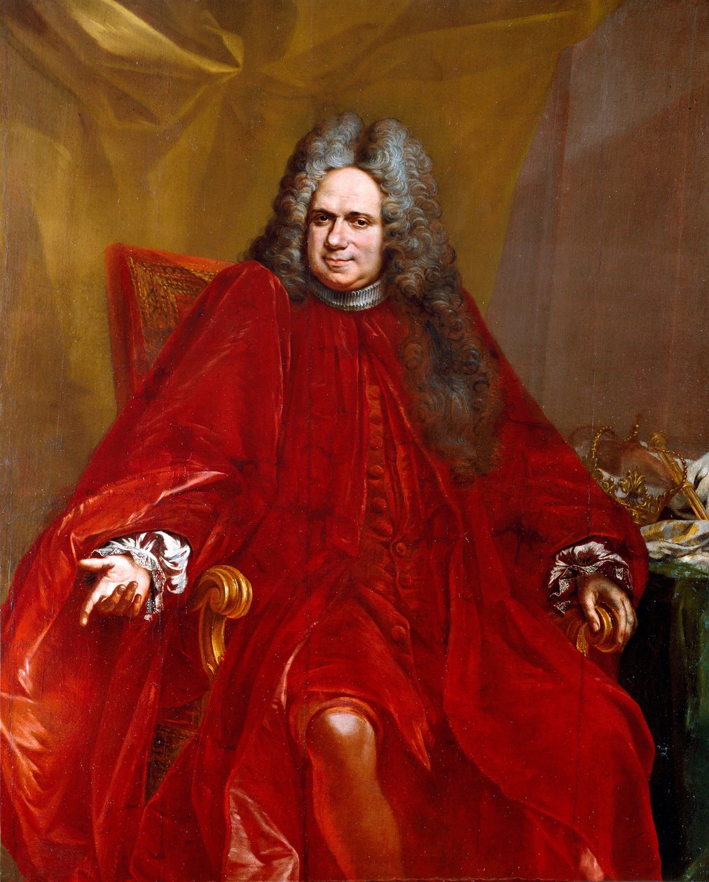 Porträt von Benedetto Viale (ca. 1660-1749), Doge der Republik Genua von 1717 bis 1719. Gemälde von Giovanni Enrico Vaymer (1665-1738) von Giovanni Enrico Vaymer