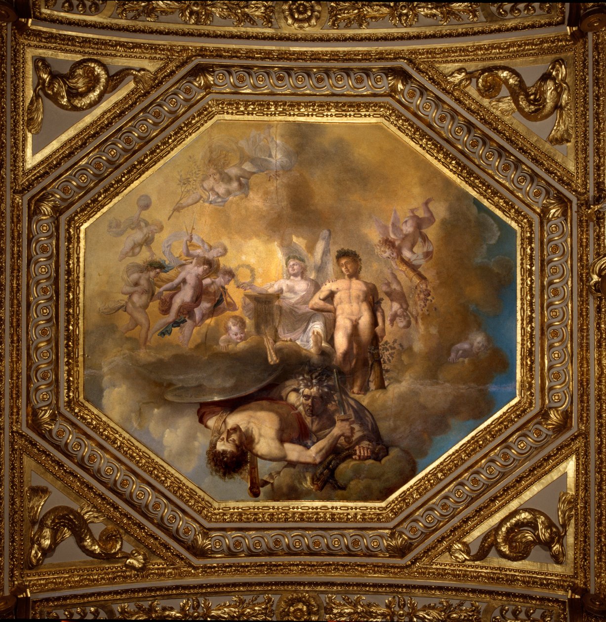 Perseus tötet die Medusa von Giovanni Francesco Romanelli