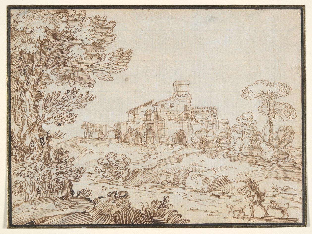 Termi de Caracalla (Bäder von Caracalla) von Giovanni Francesco Grimaldi