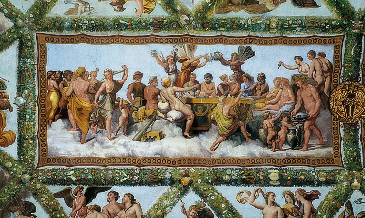 Die Hochzeit von Amor und Psyche von Giovanni Francesco Penni