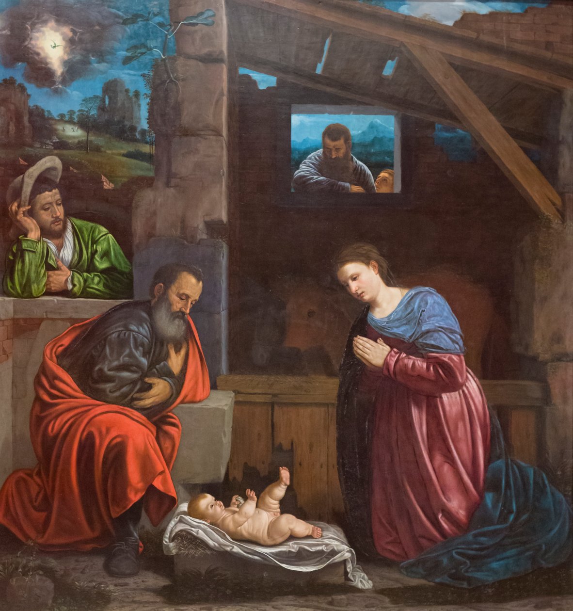 Die Anbetung der Hirten von Giovanni Girolamo Savoldo