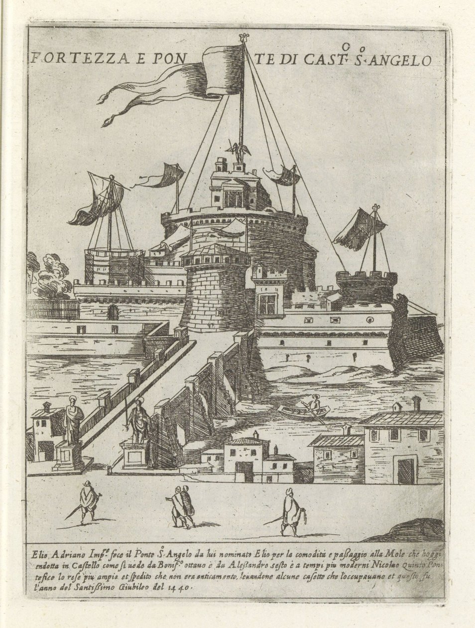 Engelsburg und Engelsbrücke von Giovanni Maggi