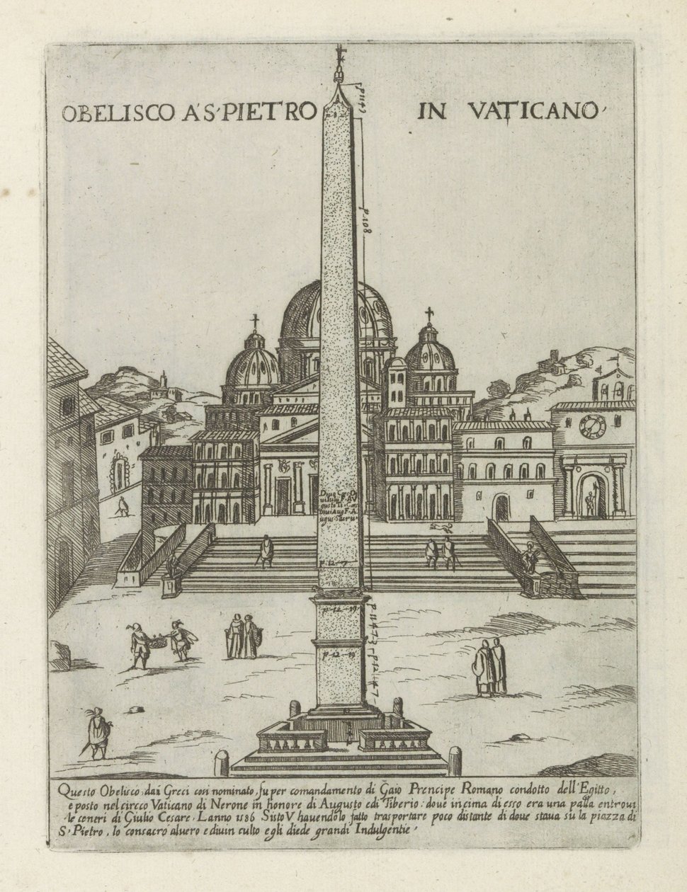 Vatikanischer Obelisk von Giovanni Maggi