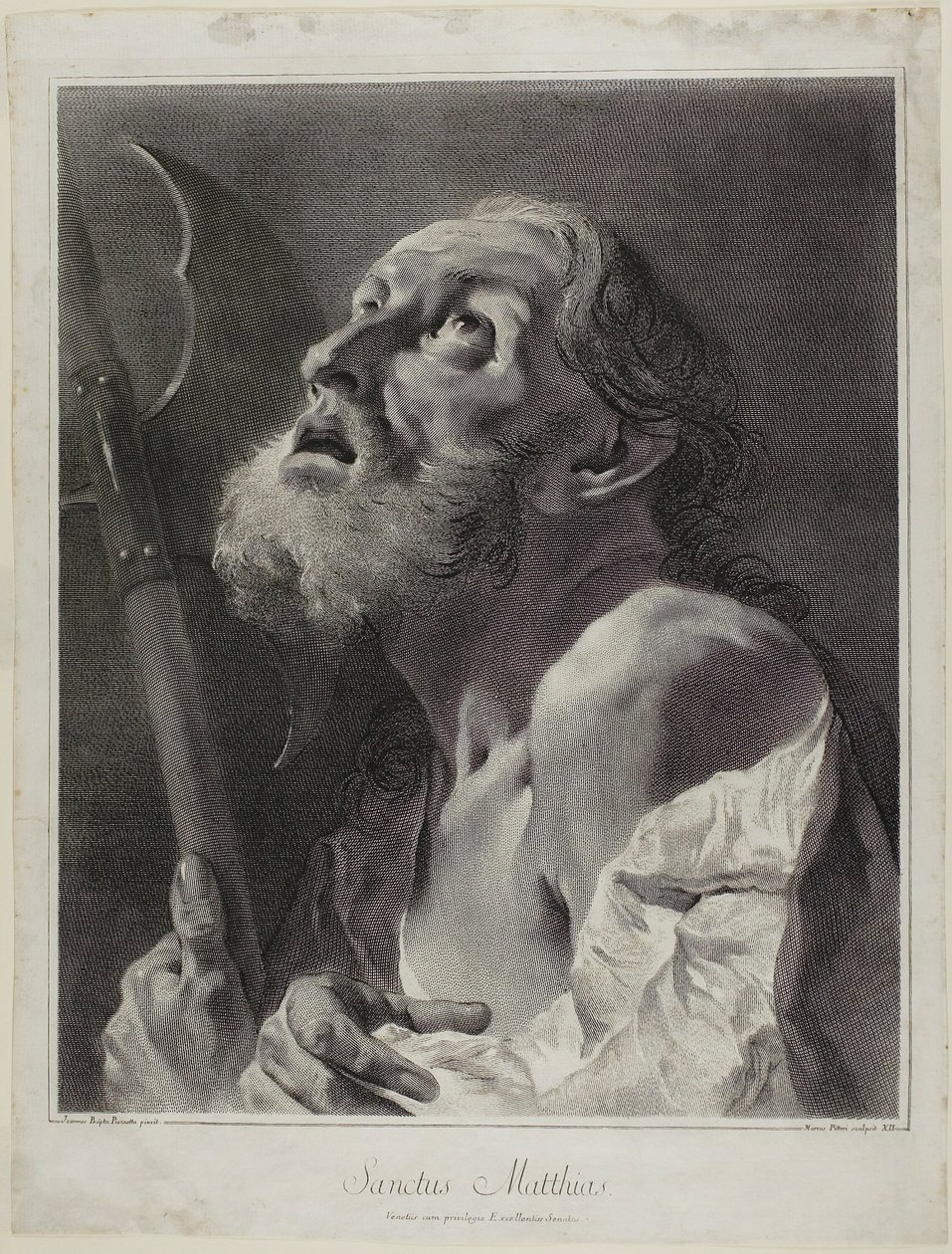 Gott der Vater und elf der zwölf Apostel von Giovanni Marco Pitteri
