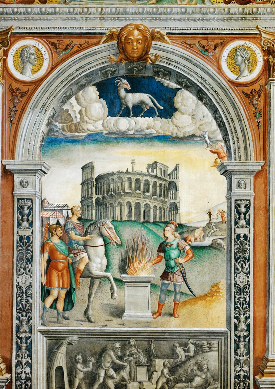 Wandmalereien in der Halle des Tierkreises, Palazzo d