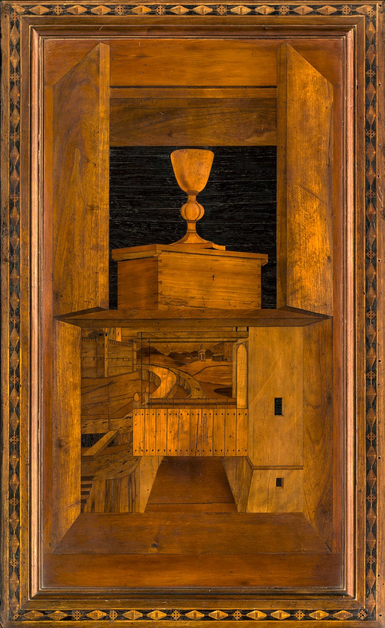 Lignaeanischer Kanonischer Chor, eingelegt von Giovanni Maria Platina 1484, Oberer Stand von Giovanni Maria Platina