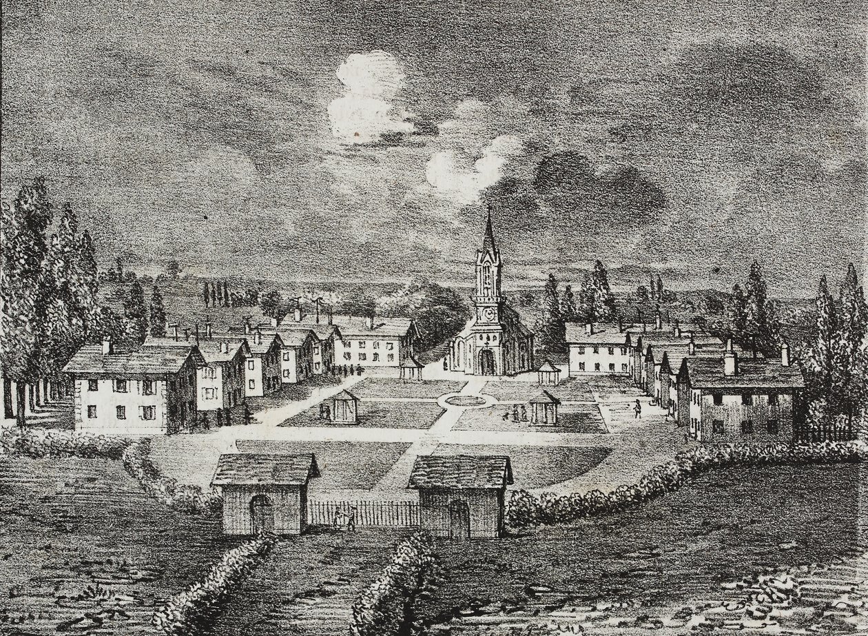 Mettray Landwirtschaftskolonie, Tours, Frankreich, aus 