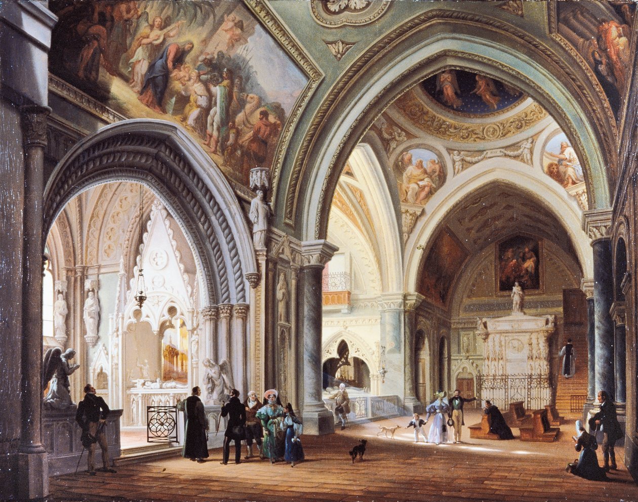 Im Kloster von Altacomba von Giovanni Migliara
