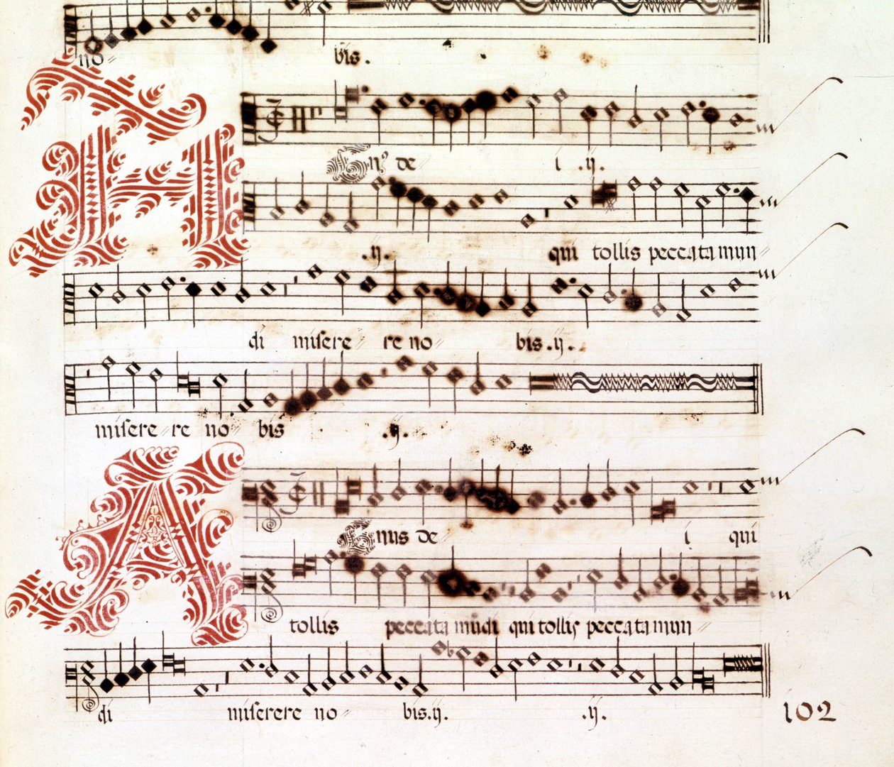 Agnus Dei der „Mages of Mantua“ von Giovanni Pierluigi da Palestrina (1525 - 1594), italienischer Komponist. von Giovanni Pierluigi da (after) Palestrina