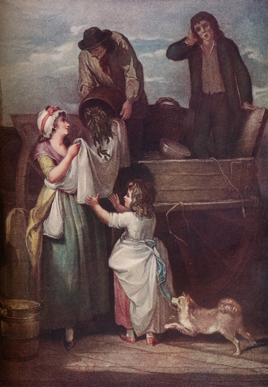 Rufe von London: Frisch gesammelte Erbsen, junger Hastings, 1795, 1917 von Giovanni Vendramini