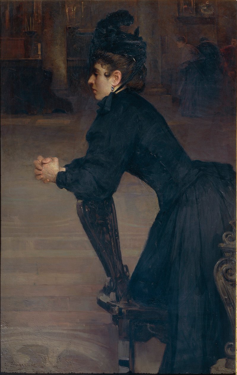 Die Witwe von Giovanni Zangrando von Giovanni Zangrando